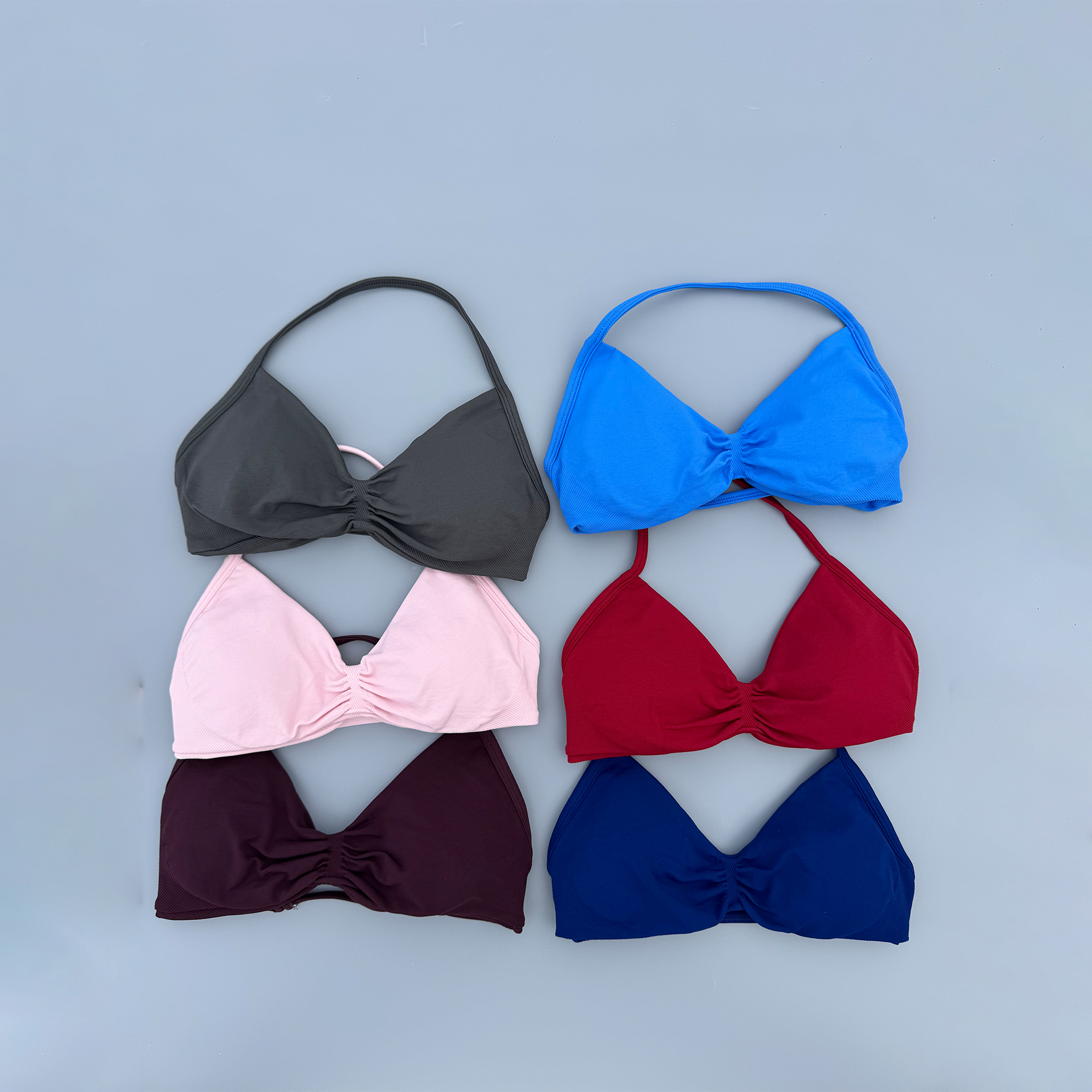 Sports Bra Racerback - Strappy Bra Gym Top Women High