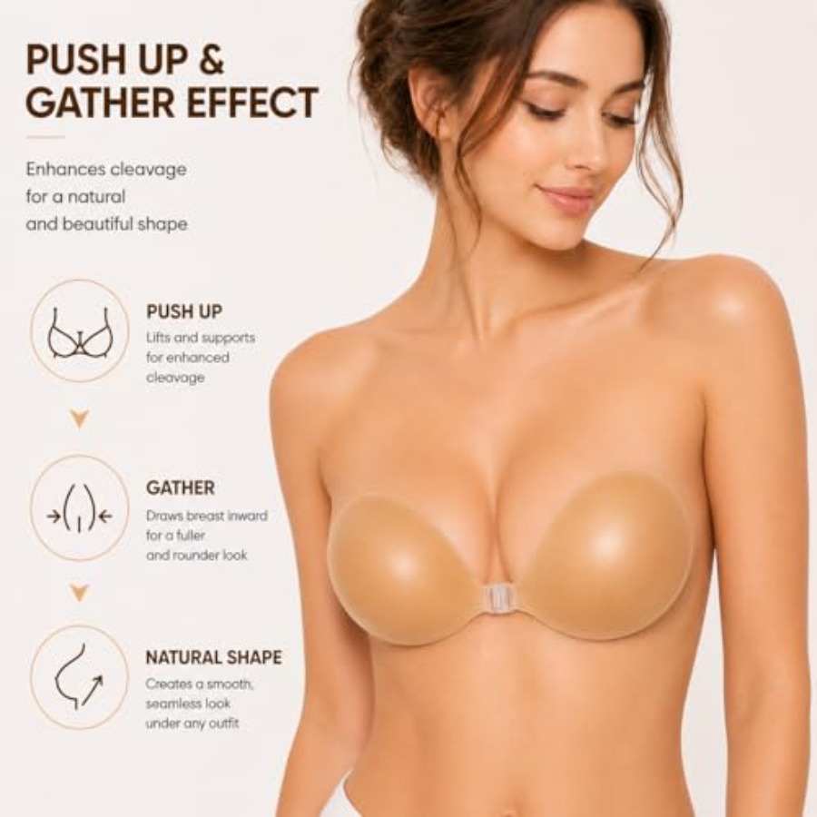 Hasimor Sticky Bra Ultra Thin  - Backless Bra Sticky ulasan dan harga