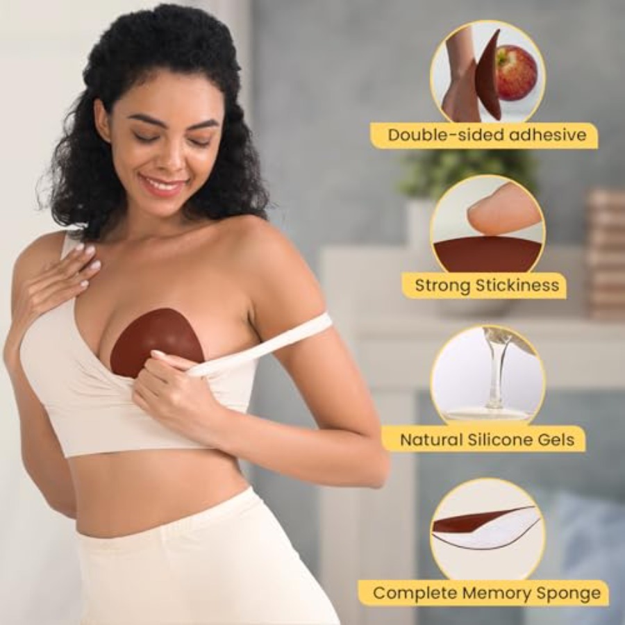 Double Sided Sticky Bra Insert - Strapless Bra Adhesive ulasan dan harga