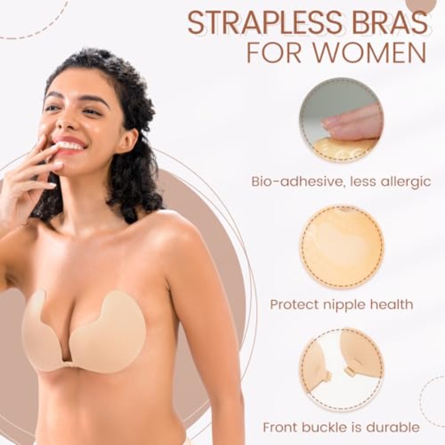 Sticky Bra Backless Adhesive S - Backless Bra Sticky ulasan dan harga