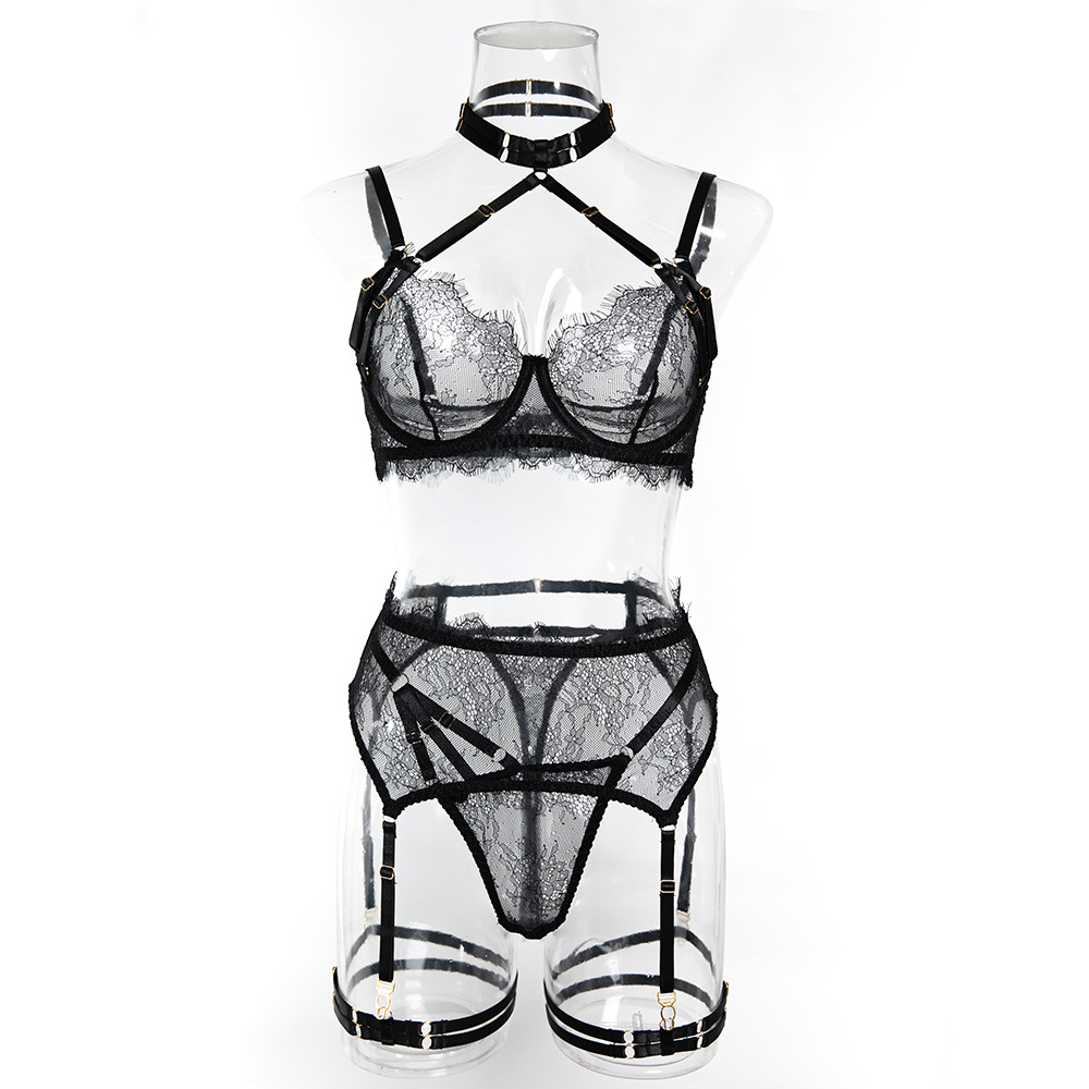 Sexy Lace Erotic Set Women See - Sheer Bra Lace ulasan dan harga