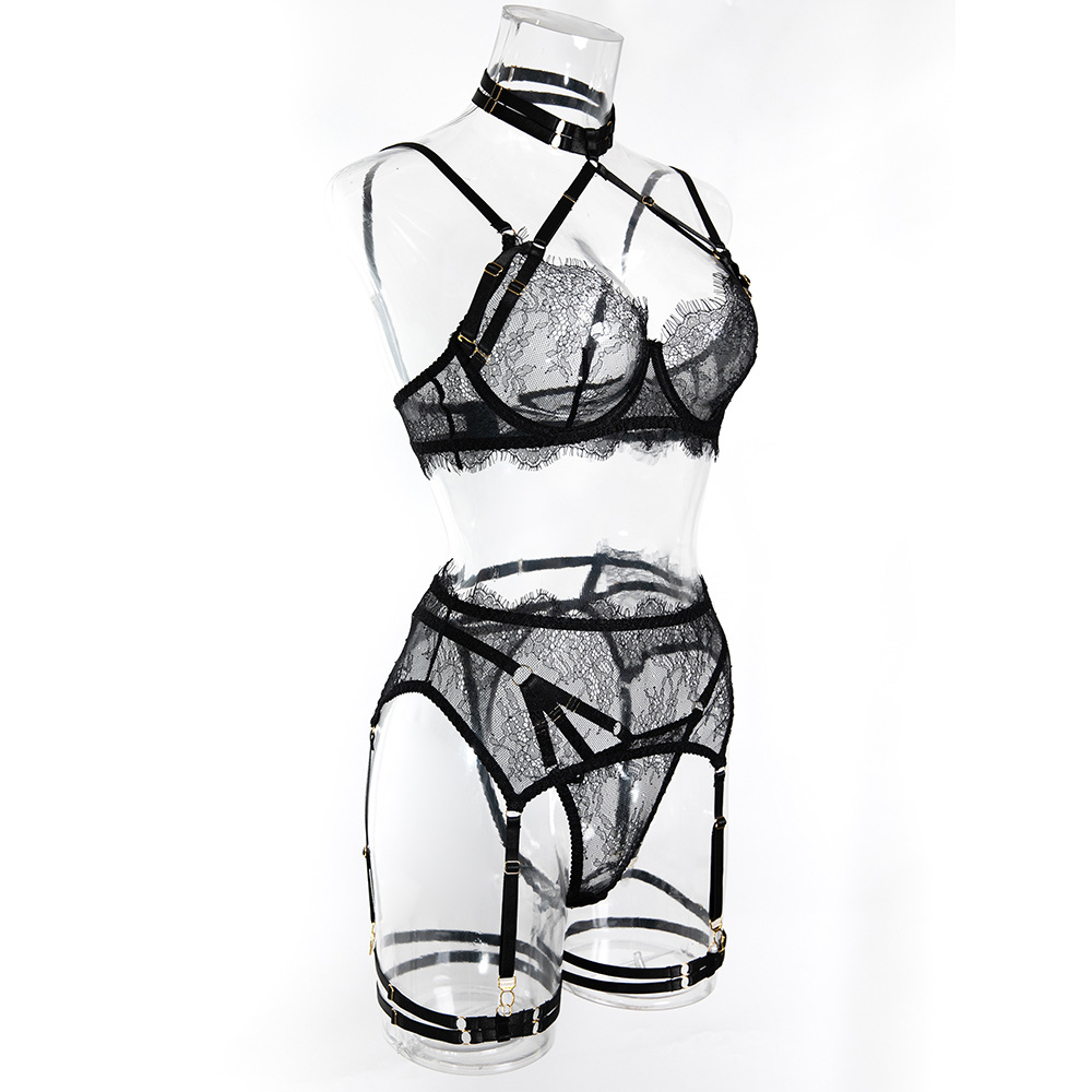 Sexy Lace Erotic Set Women See - Sheer Bra Lace ulasan dan harga