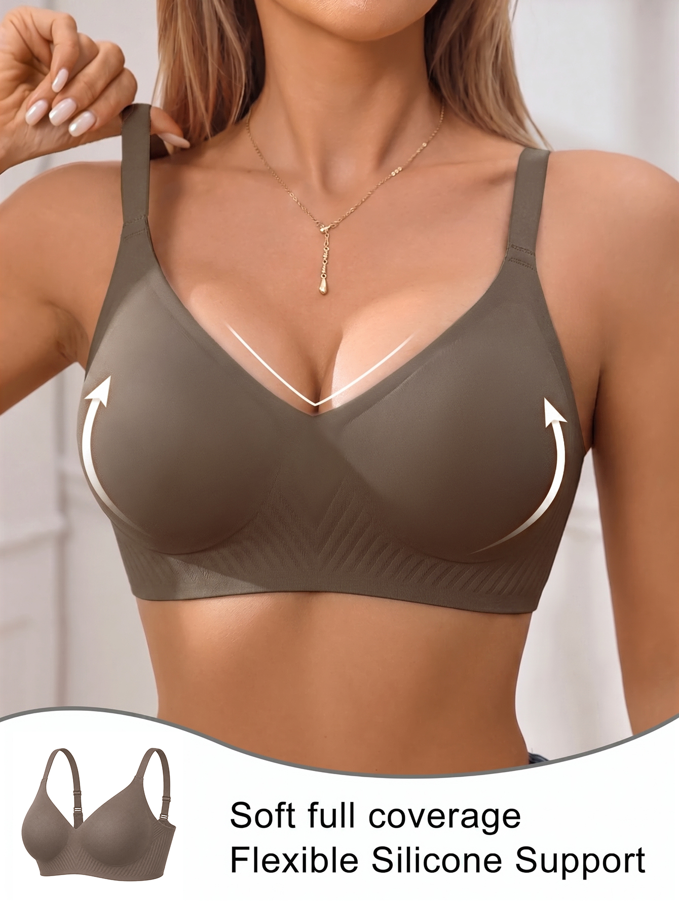 Full Coverage Push Up Jelly Su - Underwire Bra Padded ulasan dan harga