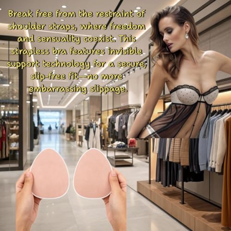 Plus Size Invisible Adhesive S - Strapless Bra Adhesive ulasan dan harga