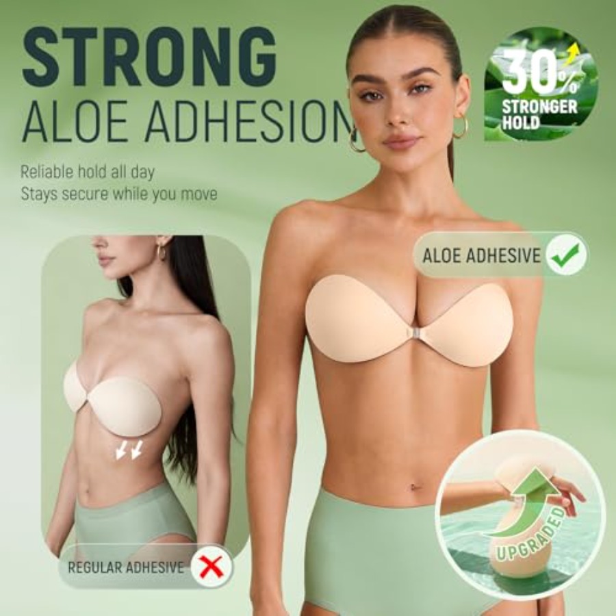 Ultra Invisible Sticky Bra Pus - Backless Bra Sticky ulasan dan harga