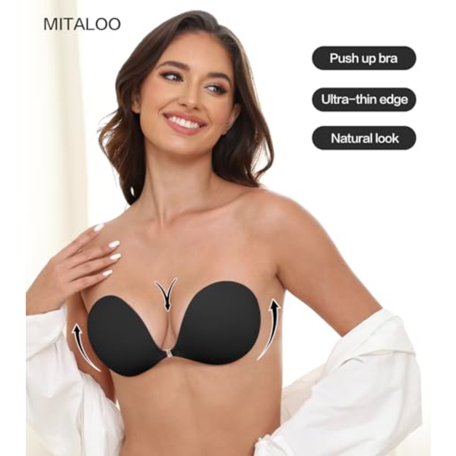 MITALOO Adhesive Bra Invisible - Backless Bra Sticky ulasan dan harga
