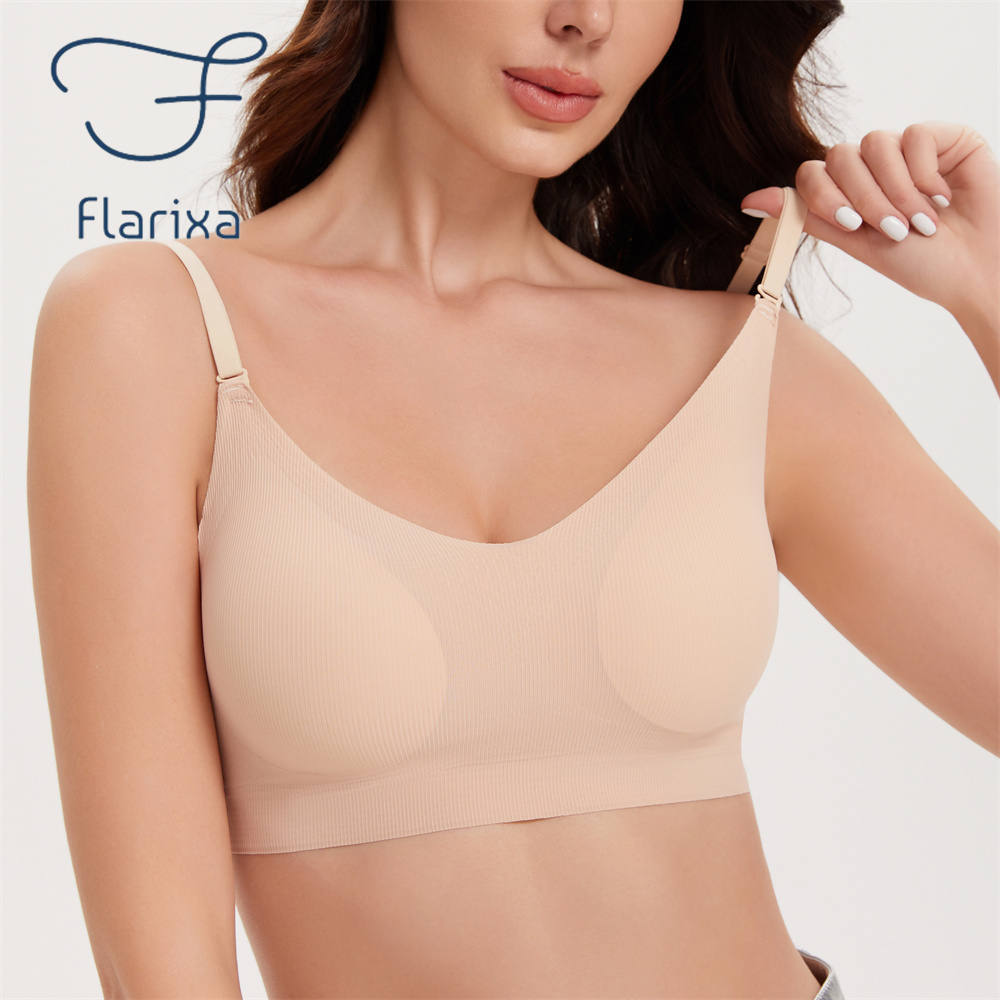 Flarixa Seamless Low Back Bra  - Full Coverage Bra ulasan dan harga