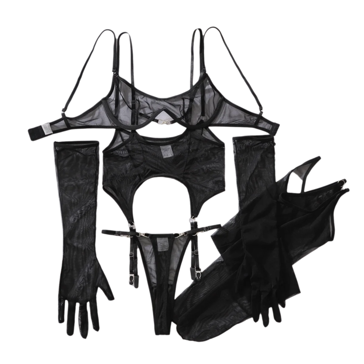 Sexy Mesh Breathable Lingerie  - Sheer Mesh Bra ulasan dan harga